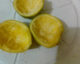 A picture of step 3 of Homemade orange juice.