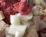 Foto langkah ke 2 dari resep Rollade Tahu Daging Sapi.
