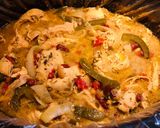 A picture of step 8 of Crockpot Zesty 2-Bean Shredded Chicken Chili.