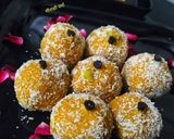 नारियल बेसन लड्डू(nariyal besan ke laddu recipe in hindi) रेसिपी चरण 2 फोटो