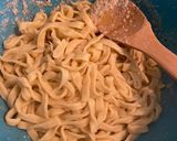 A picture of step 4 of Cacio e Pepe & Sausage.