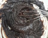 Foto langkah ke 3 dari resep Choco Blackforest Chiffon Cake untuk kue ultah.