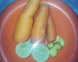 A picture of step 1 of Carrot juice.