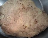 A picture of step 1 of Kuttu atta Puri(Low oil).