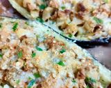 Foto del paso 7 de la receta Berenjena gratinada rellena de carne con tomate