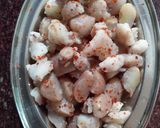 A picture of step 2 of Boiled singhara.