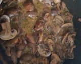 A picture of step 9 of Mushroom Stroganoff.