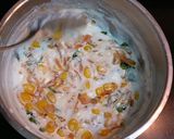 A picture of step 5 of Corn and Onion Raita.
