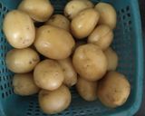 A picture of step 1 of Sabudana chat.