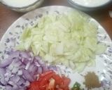 A picture of step 1 of Indian Raita.