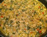 Foto del paso 6 de la receta Risotto de espinacas con champiñón y merluza