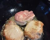 Foto del paso 1 de la receta: Carré de cerdo a la mostaza y miel con batatas fritas y lentejas provenzal