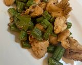 香麻里肌炒敏豆的食譜步驟3照片