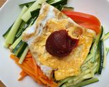 Foto langkah ke 5 dari resep (Seafood) Bimbimbap #diet.
