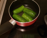 A picture of step 2 of Cucumber with meat 🍖 🥒.