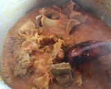 A picture of step 2 of Mutton salan.