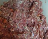 Foto del paso 2 de la receta: Albondingón relleno de jamón, muzzarela y huevo