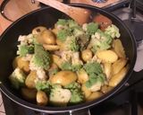 Une image de l'étape 11 de Pommes grenailles au chou romanesco et dulce.