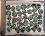 Foto del paso 4 de la receta: Cookies de manzana con espirulina