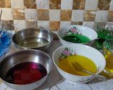 عکس مرحله 2 از دستور ژله رنگین کمان (تولد 8 سالگی کوکپد)