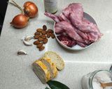 Foto del paso 1 de la receta: Conejo con Salsa de Almendras