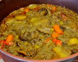 Foto del paso 2 de la receta Lentejas verdes con verduras y chorizo