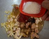 Foto langkah ke 6 dari resep Makaroni Tumis Ayam Bombay.