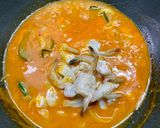 Foto langkah ke 5 dari resep Seafood Saus Merah Pedas / Saus Padang.