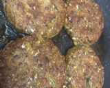 A picture of step 5 of Lentil, cereal, chickpeas mixed patties.