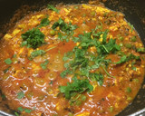 A picture of step 8 of Mutter Paneer.
