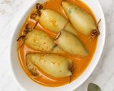 Foto langkah ke 5 dari resep Gulai cumi isi tahu (Gulai Cumi Bunting).