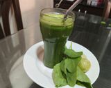 A picture of step 5 of Palak and Amla juice for hair.