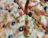 A picture of step 5 of Chicken Tikka Pizza 🍕🍕.