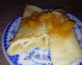 Foto del paso 5 de la receta: Crepas rellenas de crema pastelera y topping de mango