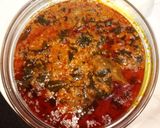 A picture of step 6 of Egusi soup with tuwan shinkafa.