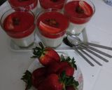 صورة لخطوة 2 من وصفة تحلية كوؤس الفراولة لذيذة ✨🍓