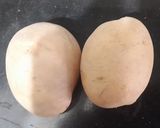 A picture of step 1 of Veg Seekh Kebab.
