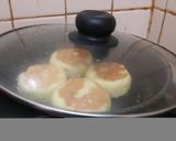 Foto langkah ke 7 dari resep Bakpia Teflon Isi Keju Coklat.
