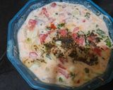 A picture of step 5 of Vegetables tadka raita.