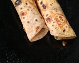 A picture of step 2 of Egg roll (for kids).