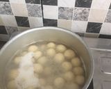 Foto langkah ke 2 dari resep Bakso aci panggang teflon.