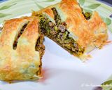Foto del passaggio 8 della ricetta Strudel salato con broccoli e carne trita