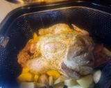 A picture of step 5 of Whole Deep-Fried Chicken w/potatoes.