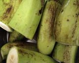 A picture of step 1 of Raw banana cutlets.