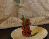 A picture of step 5 of Mooli Pakode.
