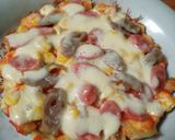 Foto langkah ke 4 dari resep Pizza Teflon Roti Tawar.