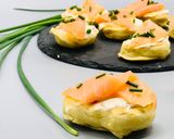 Foto do passo 7 de Canapés de salmão fumado