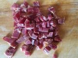 Guarnición de patata con pisto