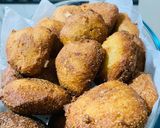 A picture of step 5 of Zitumbuwa (Malawian Banana Fritters).