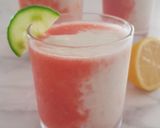A picture of step 5 of Strawberry Piña Colada.